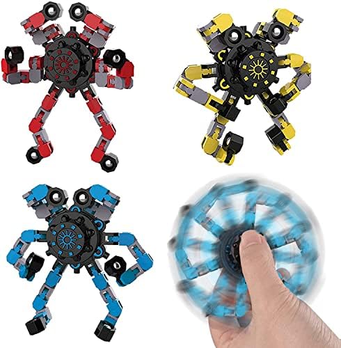 Dekompresijska vrpca prsta Top Toy 3Pack kreativni vrh vrtenja stresa ublažavanje ručno predenje igračaka za djecu odrasle osobe