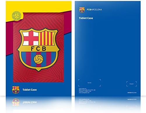 Dizajn glavnih slučajeva Službeno licenciran FC Barcelona Away 2019/20 Crest Kit Kožni knjižica Cotter Cover Cover s Apple iPadom Mini