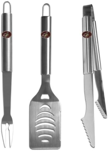 3-dijelni set alata za roštilj od nehrđajućeg čelika