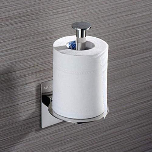 WSSBK držač za toaletni papir, držač za valjke vertikalni nosač od nehrđajućeg čelika, nosač za papir za kupaonicu