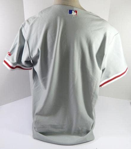 Philadelphia Phillies prazna igra izdala je Grey Jersey 50 DP44198 - Igra korištena MLB dresova