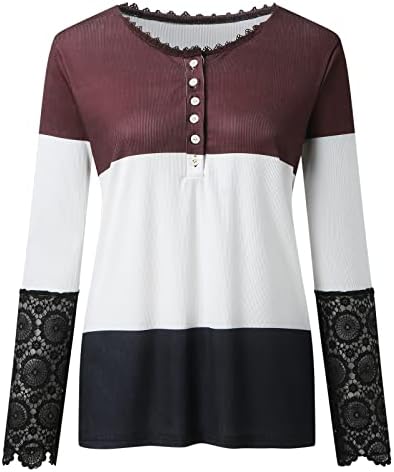 Crna vafle pletena košulja žena tiskajte čipke jeseni vrhovi lagana košulja za prozračnu opuštenu majicu bluze trendovske jumper vrhove