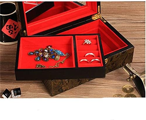 Kutija za pohranu nakita u vintage kineskom stilu s bravom vjenčani poklon organizator za uređenje doma pohrana