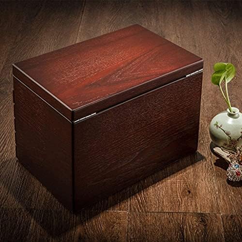 WQlyk kutija za nakit od čvrstog drveta sa šesteroslojnim kutijama za pohranu nakita garderoba kutija za putnička kutija