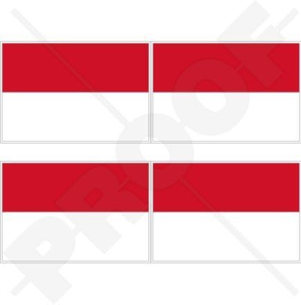 Monaco zastava Monte Carlo 2 naljepnice vinila od branika, naljepnice x4