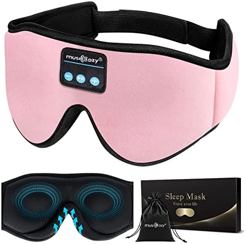 Musicozy Ear Warkers Earmuffs Sleep Slušalice Bluetooth traka za oči maska ​​za oči za spavanje za zimske bočne spavaće vježbe trčanje