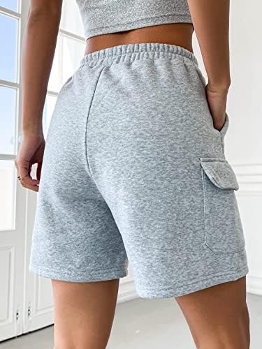 Eulirajte ženske kratke hlače elastično kratke hlače u džepnim hlačama za žene