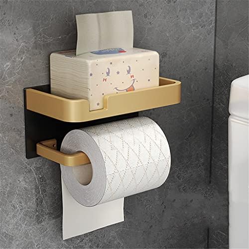 ; Držač papira za kupaonicu aluminijski držač role polica za telefon stalak za ručnike za mobitel Držač toaletnog papira kutija za