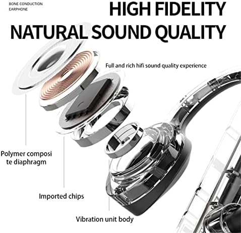 K69 Slušalice za provođenje kostiju 5.0 Vodootporni sportski bežični Bluetooth slušalice Slušanja šuma Handsfree slušalice s mikrofonom