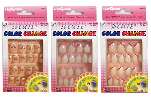 3 72 savjeti za promjenu boje noktiju pod suncem, naljepnice za nokte za djecu
