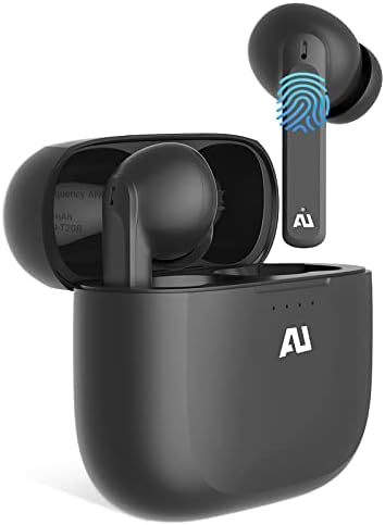 Ausounds bežični uši, Bluetooth, kontrola dodira, dvostruki mikrofoni, otporni na znoj vježbe