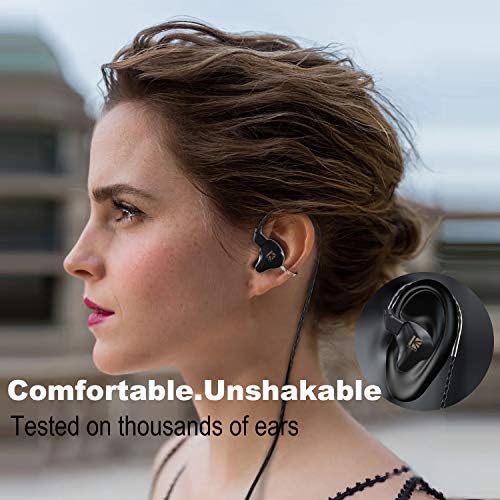 KBEAR KS1 Slušalice u monitoru za uši Super Bass Boost ožičene ušne ušice, Crystal Clear Sound IEM Slušalice, Uho za uklanjanje buke