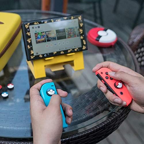 Novi silikonski analogni protiv klizanja palca set palac palca poklopac džojstika kape za Nintendo Switch ns Joy-Con Joy Con Controller-Pokeball