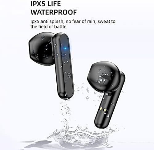 Bluetooth slušalice, bežične ušice, bežične Bluetooth slušalice binauralni digitalni zaslon ultra tanke glazbene ušice, uši za uklanjanje