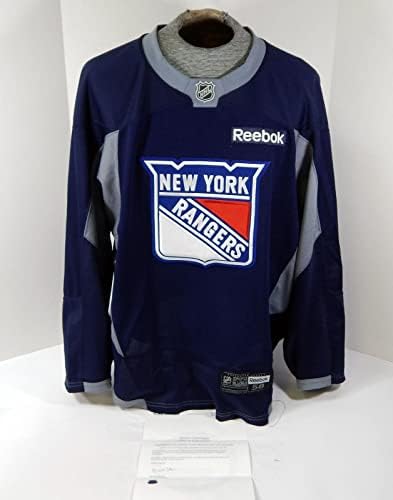 New York Rangers Game koristio mornaricu Jersey Reebok NHL 58 DP29920 - Igra korištena NHL dresova