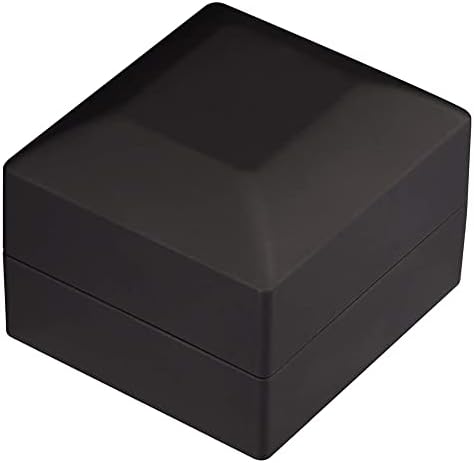 Kutija za nakit s prstenom za nakit s LED pozadinskim osvjetljenjem baršunaste naušnice poklon kutija za prijedlog godišnjice vjenčanja
