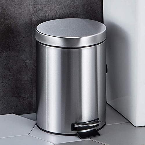 Ykll smeće može zaokružiti kanta za smeće od nehrđajućeg čelika s uklonjivim kantama, kanta za smeće u kupaonici s poklopcem za zaštitu