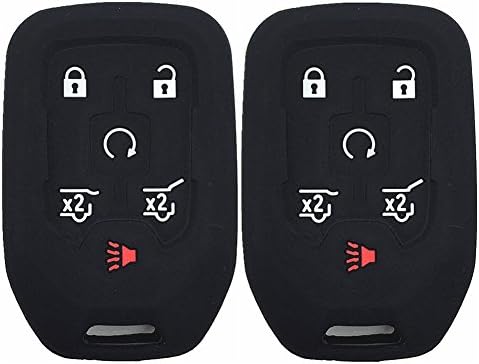 Par crnih silikonskih privjesaka za ključeve, navlake za ključeve, kožna zaštitna jakna prikladna za 2015. godinu .
