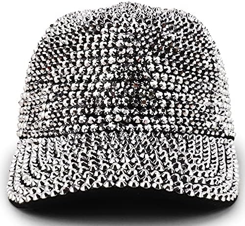 Trgovačka trgovina trendovima Bling Stone Studs Bedazzle Strukturirana bejzbolska kapa