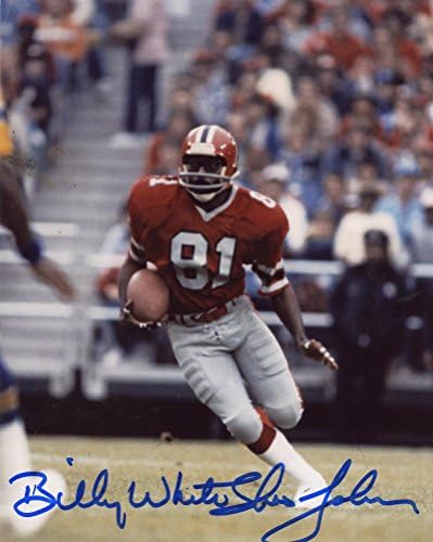 Billy Whites Johnson Atlanta Falcons potpisao je Autographed 8x10 Fotografija W/COA