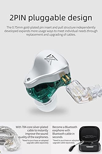 KZ-AS-AS-u uši monitori, 24BA vrhunska konfiguracija HIFi stereo slušalice, lagana buka izolirajući faza IEM ožičene uši/slušalice