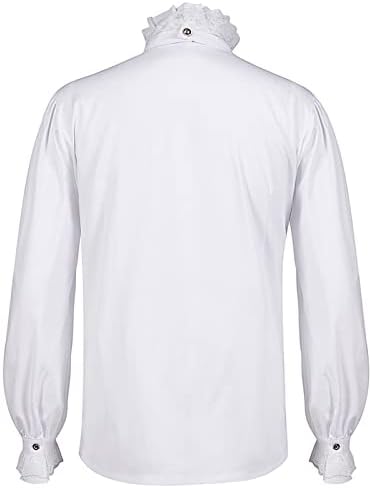 BMISEGM Ljetne plivačke košulje za muškarce muški modni stil srednjovjekovna košulja za hrbljenje gospodine gotički ruffled Collar