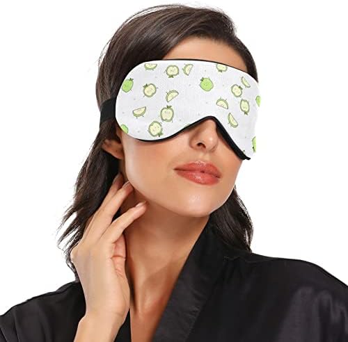 Unisex maska ​​za spavanje za oči smiješno-zelena-svježih noćnih maska ​​za spavanje udobna nijansa za spavanje