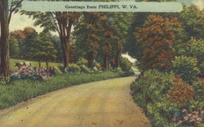Philippi, Zapadna Virginija razglednica
