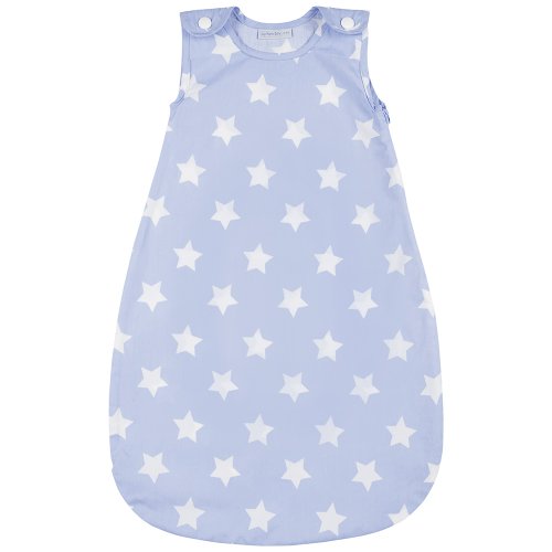 JoJo Maman Bebe Baby Sheet Light Torba za spavanje, Plava zvijezda, 0-6 mjeseci