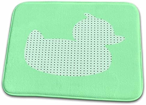 3Drose Janna Salak dizajnira Baby - Green Dot dječja patka - Prostirke za kupanje u kupaonici