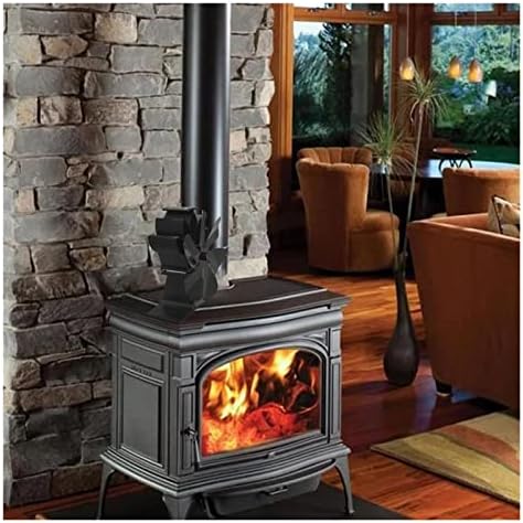 Kamin s 6 lopatica, ventilator peći s toplinskim pogonom, plamenik na drva, tihi kućni ventilator za kamin, učinkovita raspodjela topline