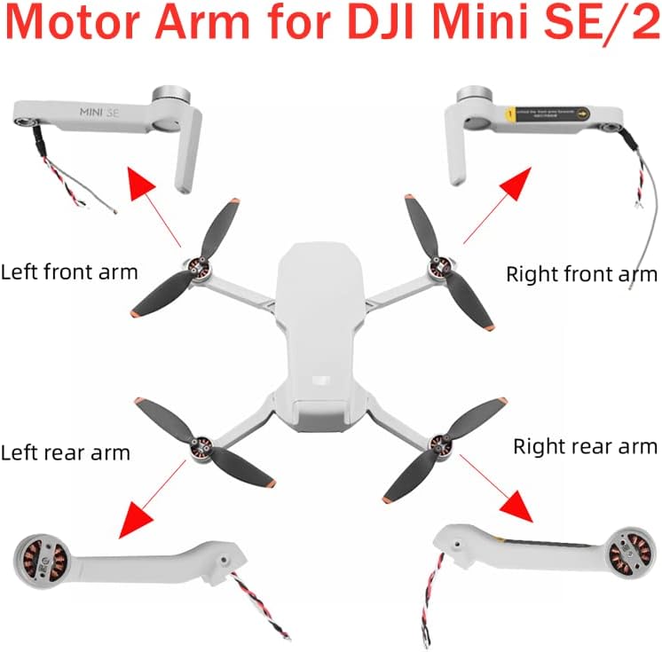 [OEM dodaci za bespilotne letjelice] ARM motor za DJI Mini SE/2 lijeva desna prednja stražnja ruka popravni dijelovi za zamjenu bespilotnih