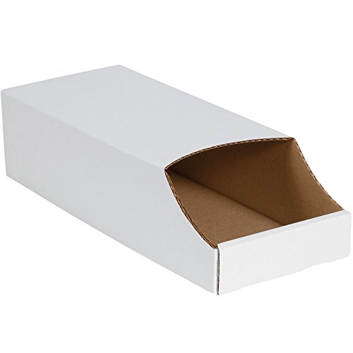 Kutije za smeće koje se mogu slagati, 8 mn 18 mn 4 1/2, bijele, 50 komada po pakiranju