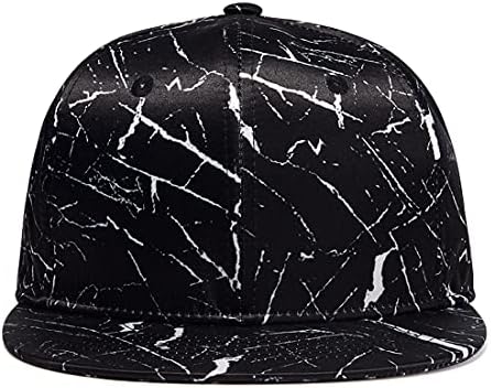 Quanhaigou Classic Snapback Hat Hip Hop Flat Bill Visor Cap - Unisexov podesivi bejzbol šeširi za odrasle