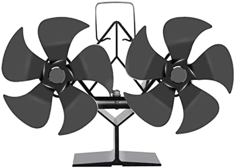 Ventilator s dvostrukom glavom 10 ventilator za štednjak s toplinskim pogonom ekološki prihvatljiv alat za grijanje bez buke za dom