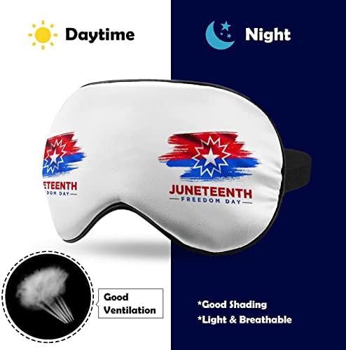 Dan neovisnosti Dan slobode Dan spavanja maska ​​za pokrov očiju s podesivim elastičnim remenom noćni povez za žene muškarci joga putovanja