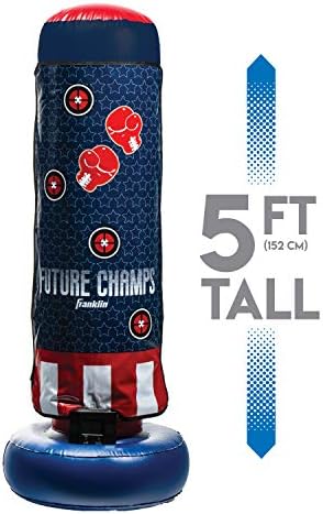 Franklin Sportska elektronska bokserska torba - Budući Champs na napuhavanje MMA kickboxing torba - igračka za mlade za djecu + mališani