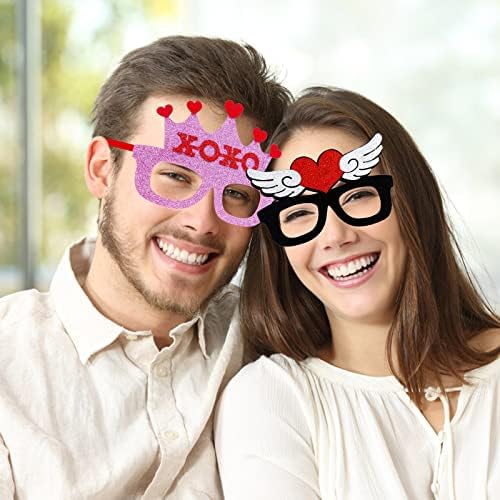 DBYlxmn Valentinovo Ukrasne naočale Make up zabavni rekviziti Love Love naočale Horizon košulja