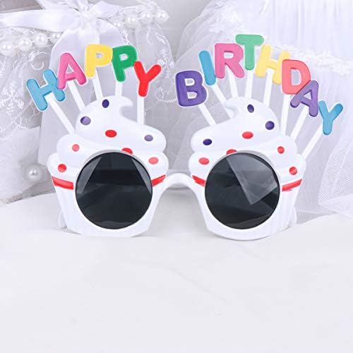 Aboofan Sretni rođendanske naočale Smiješne naočale naočale naočale za fotografije Prisutni kostim Poprečni naočale za zabavu za rođendan