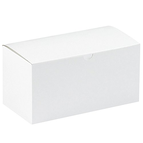 Poklon kutije od 9, 9, 4 1/2, 4 1/2, bijele, lako montirane kutije, pogodne za praznike, rođendane i posebne prigode
