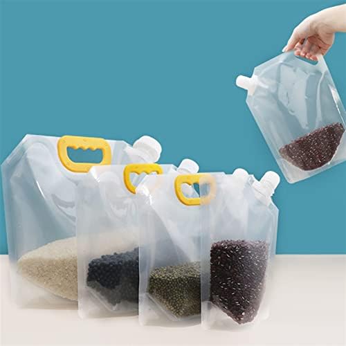 Vrećica za zrno otporna na vlagu, 12kom prozirnih vrećica otpornih na miris, vrećice za skladištenje hrane za višekratnu upotrebu,