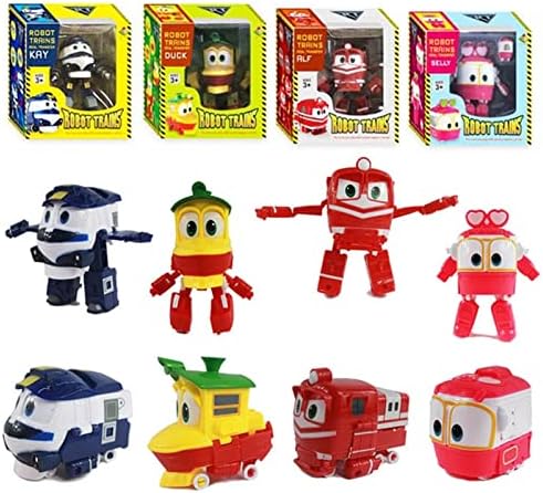 4PCS Traics igračke, kay/alf/patka/selly deformacijski robot igračke za dječje igračke