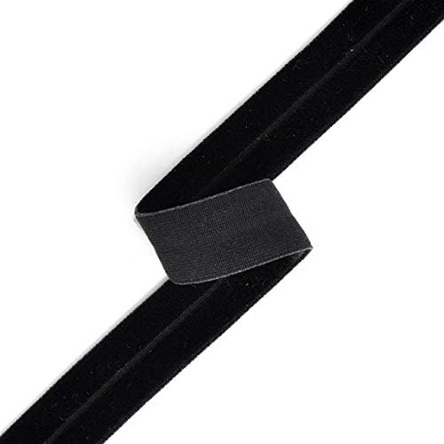 4-metra 15 mm Presavijajte se preko baršunastih elastičnih vrpci s vrpcom, istezani elastični pojas, SP-2287