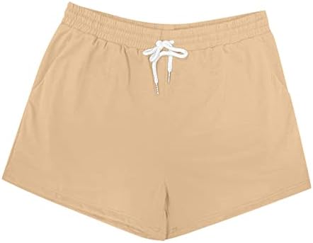 Jofow Womens Sweat Shorts casual ljetne udobne atletskih kratkih kratkih hlača elastično trčanje kratkih hlača za žene za žene