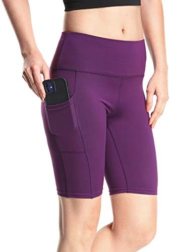 Vanna 3 Paketi kratke hlače za Women Biker Work Yoga Trčanje Vježba visokog struka Kompresije Kratke hlače s džepovima