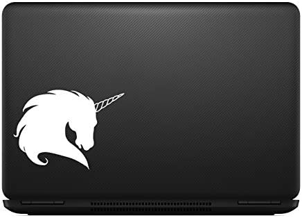 BARGAIN MAX naljepnice Unicorn Head Silhouette naljepnica naljepnica prijenosna računala Car Car Laptop 5.5