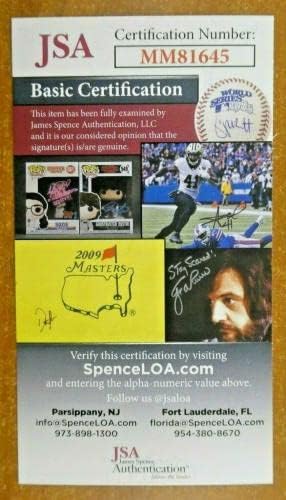 Reggie Jackson potpisao je stranicu magazina Vintage s JSA CoA - Autografirane MLB fotografije