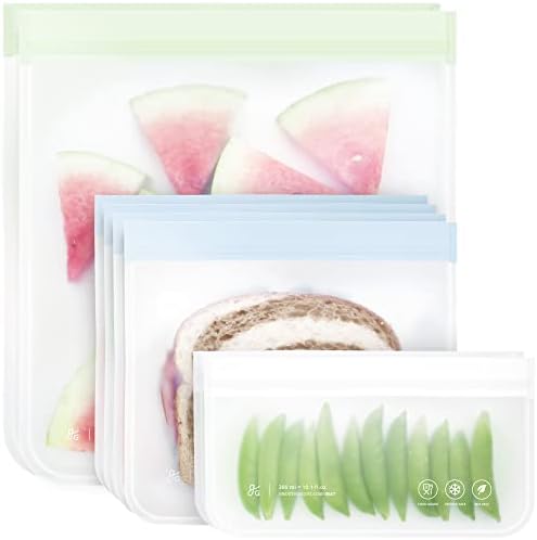 Vrećice s namirnicama za višekratnu upotrebu / BPA-Free, vrećice za grickalice s hranom za hranu / plastične vrećice s patentnim zatvaračem