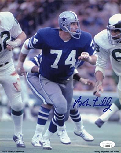 Bob Lilly potpisao 8x10 Dallas Cowboys Photo - Autografirane NFL fotografije