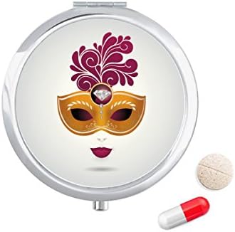 Glava ženstvenosti Sretan Venecijanski karneval kutija za tablete džepna kutija za pohranu lijekova spremnik za doziranje